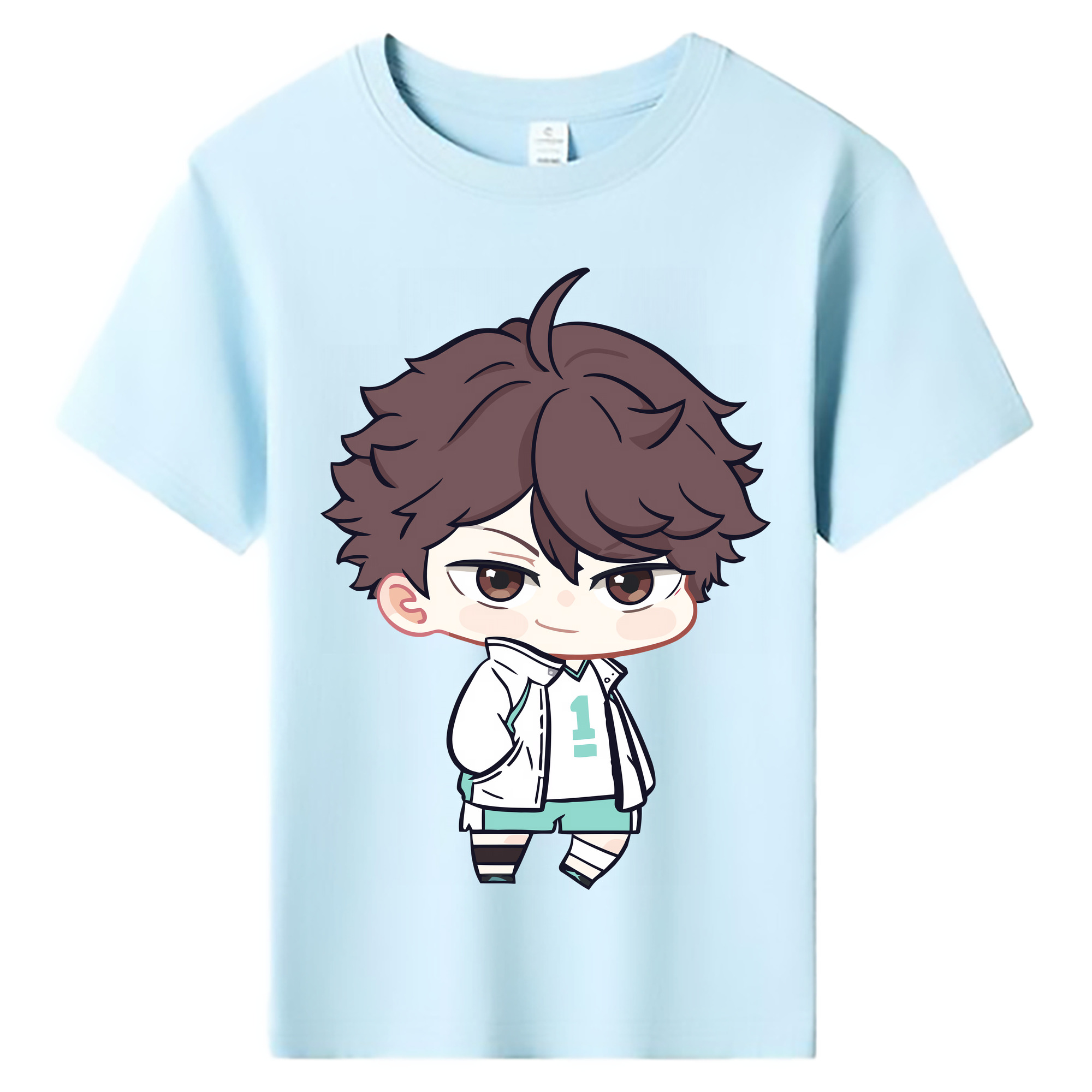 （画像用） ハイキュー!! Haikyu!! 綿100％キッズTシャツ（フロントプリント）